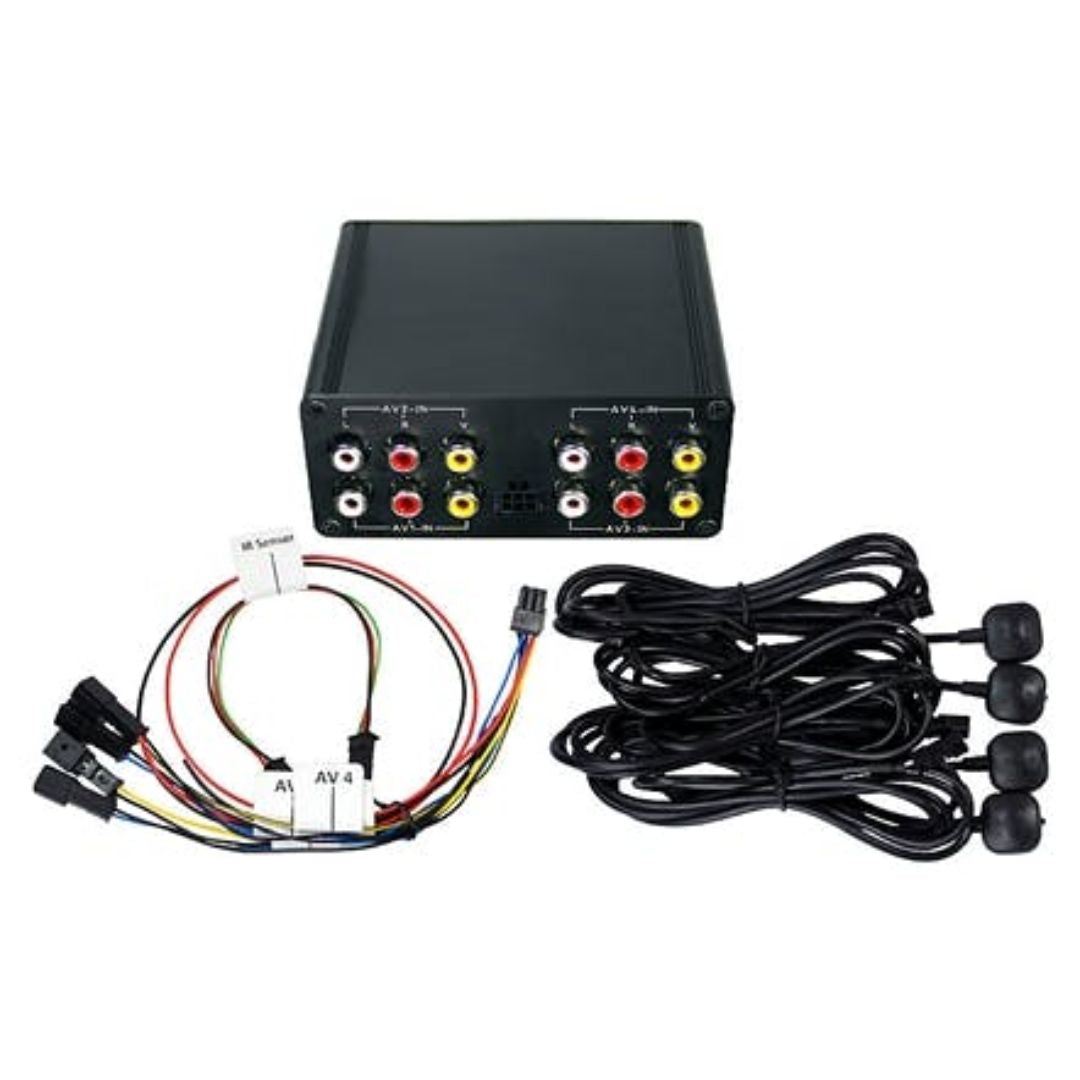 Crux AVS 44 4x4 HDMI Audio Video Switcher - 4 Inputs 4 Outputs for Home Theater, Gaming & Conference Room Setup