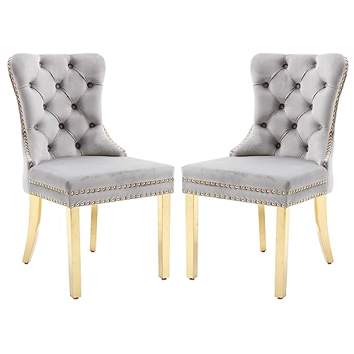 Light Gray+golden Stainless Steel Leg