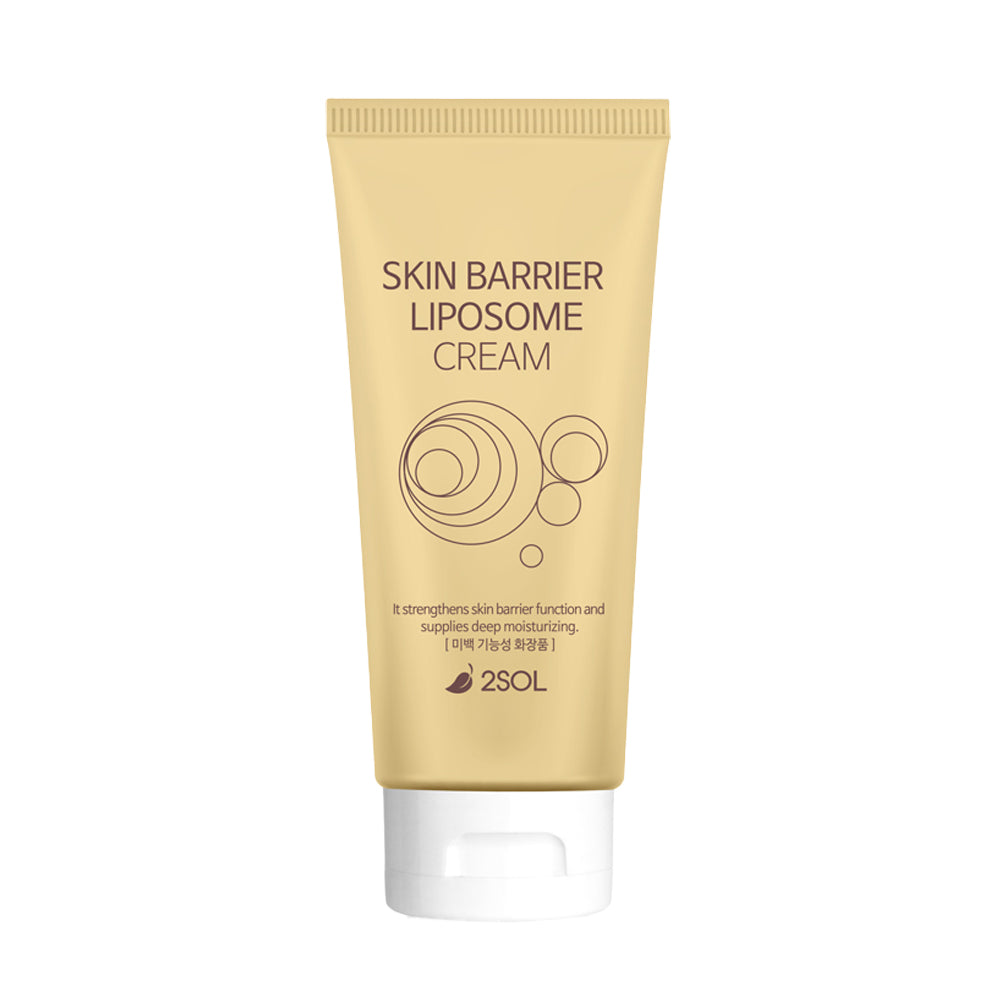 2SOL Skin Barrier Liposome Cream 50ml - Hydrating Moisturizer for Dry & Sensitive Skin - Day & Night Face Cream for Soothing & Repairing Skin Barrier - Perfect for Winter Skincare Routine