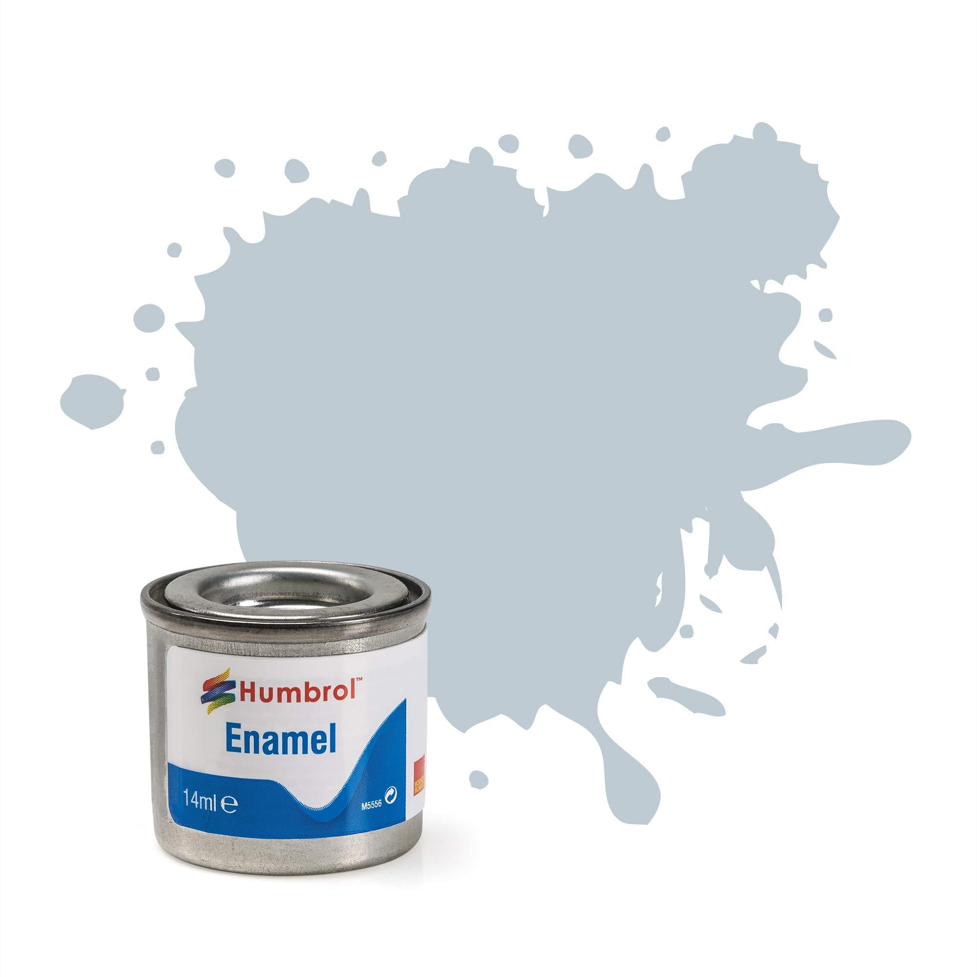 Humbrol Model Enamel Paint No.056 Metallic Aluminium AA0610 - High-Quality Metallic Paint for Scale Models, Miniatures & DIY Crafts - Perfect for Airplane, Car, and Train Model Painting