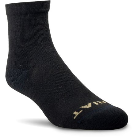 Ariat Western Bootie 3/4 Crew Socks - Comfortable & Durable Western Riding Socks for Cowboy Boots - Perfect for Horseback Riding, Rodeo & Outdoor Work