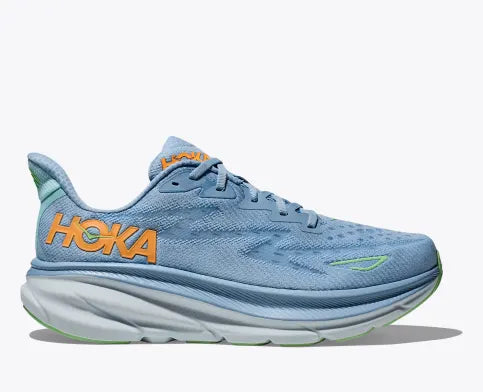 Hoka Clifton 9 Running Shoes for Men - Lightweight Cushioned Road Running Sneakers for Marathon Training & Daily Jogging