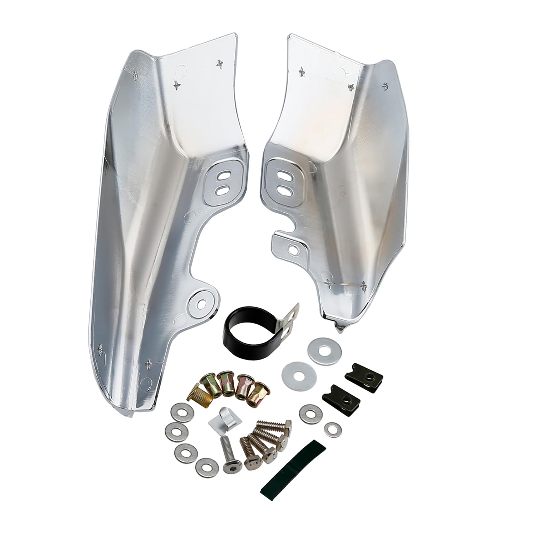 XFMT Mid-Frame Air Heat Deflectors for Harley Touring Electra Street Road Glide 2001-2008 - Reduce Engine Heat & Improve Riding Comfort - Perfect for Long Distance Cruising & Hot Weather Rides