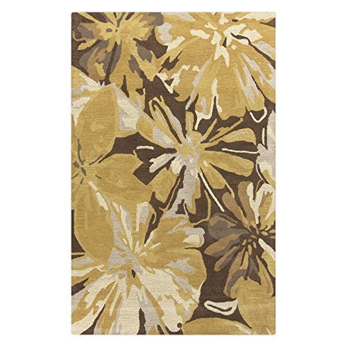 Surya Athena ATH-5115 Hand Tufted Wool Round Floral and Paisley Accent Rug - 6 Feet Diameter, Soft & Durable for Living Room, Bedroom, or Office Decor