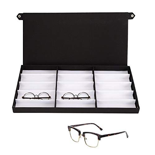 180-Slot Eyeglasses Organizer - Portable Optical Frame Display Case & Storage Box for Eyewear Collectors | Travel-Friendly Glasses Organizer with Trolley Handle | Perfect for Retail Stores, Home Organization & Travel Accessories