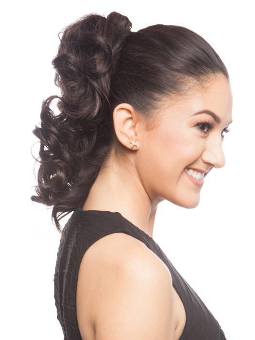 Crush Synthetic Clip-In Ponytail Hair Extension - Natural Look for Everyday Wear & Special Occasions