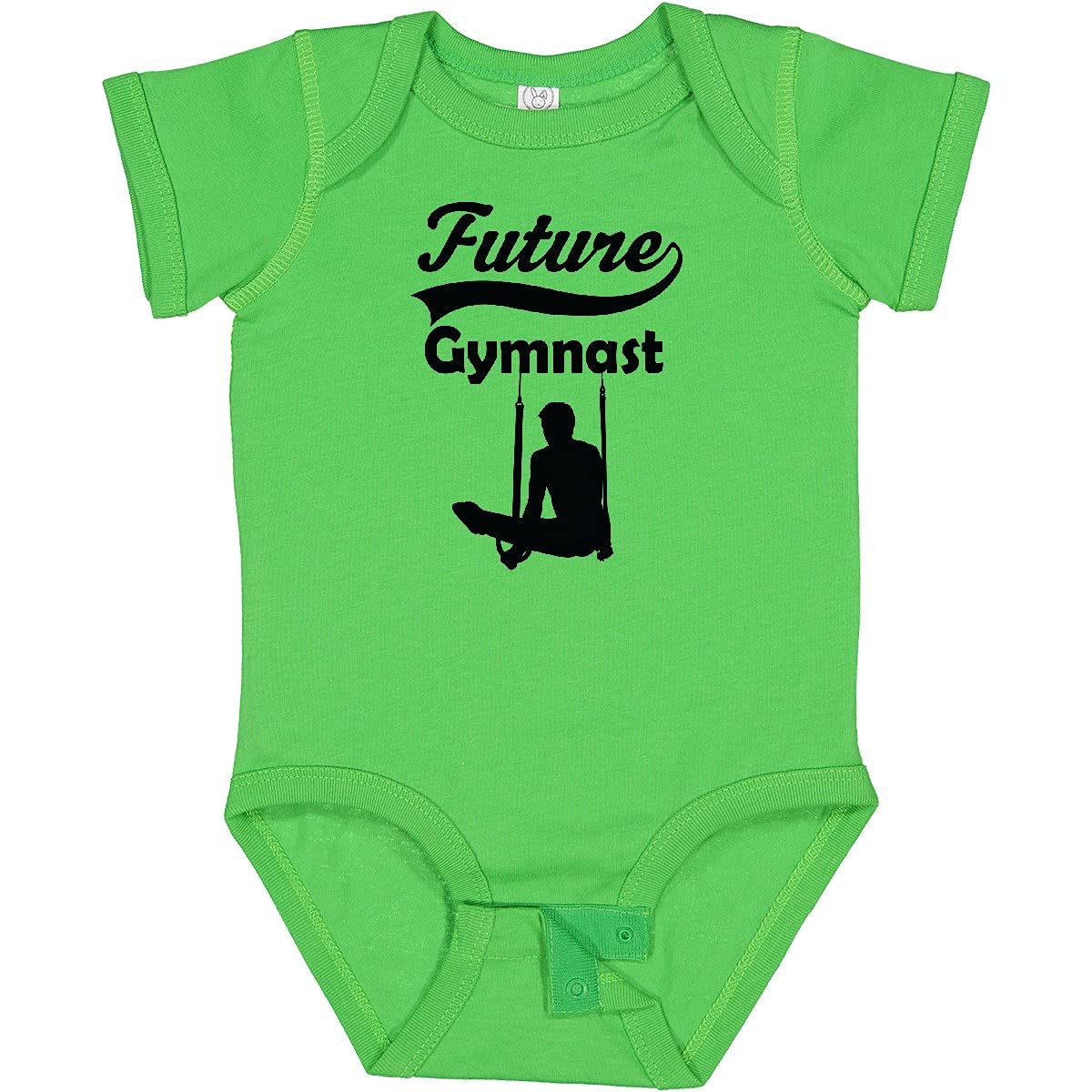 Inktastic Future Gymnast Baby Boy Bodysuit - Cute Infant Onesie for Newborns & Toddlers - Perfect for Gymnastics Classes, Playtime & Photo Shoots