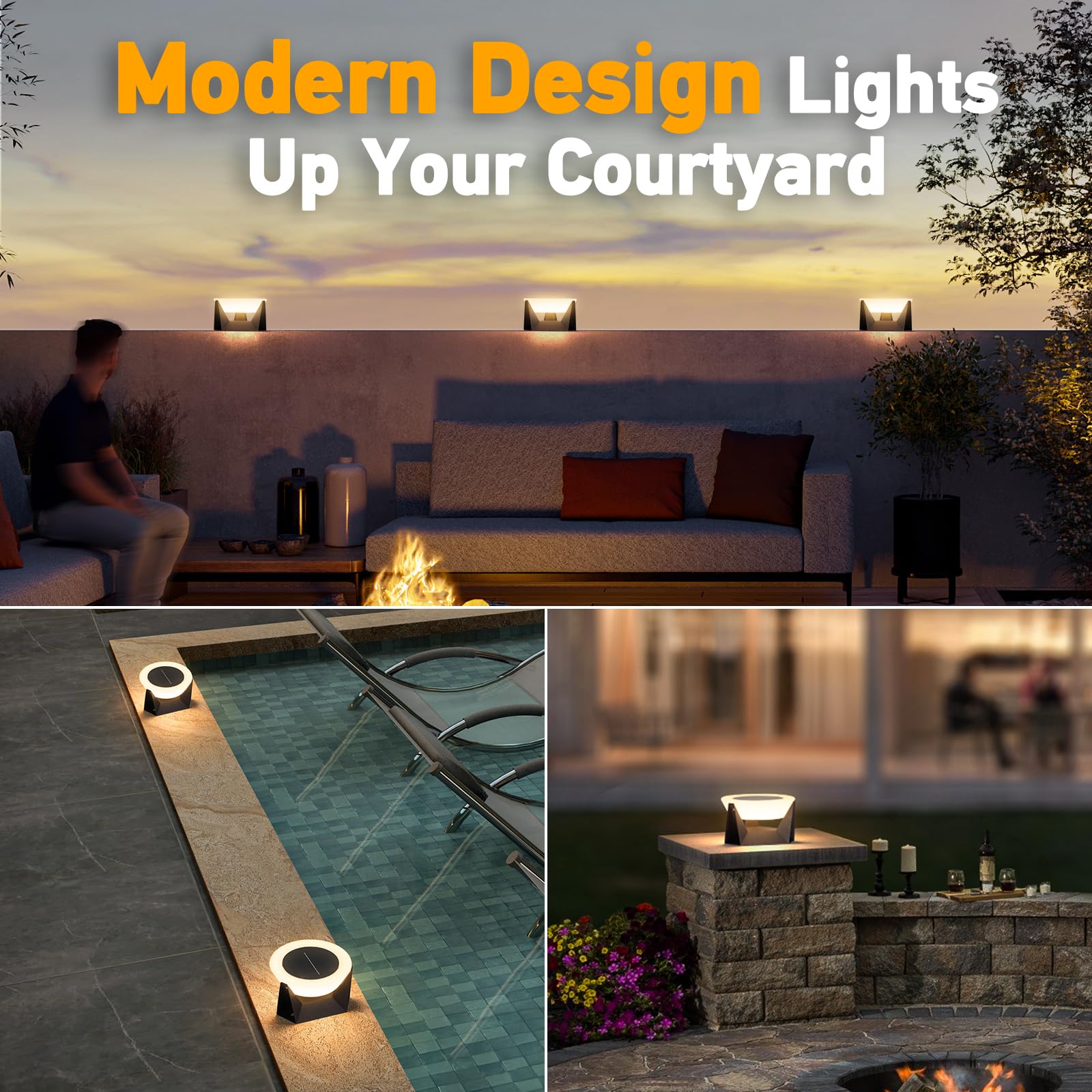 Solar Post Lights 7.1