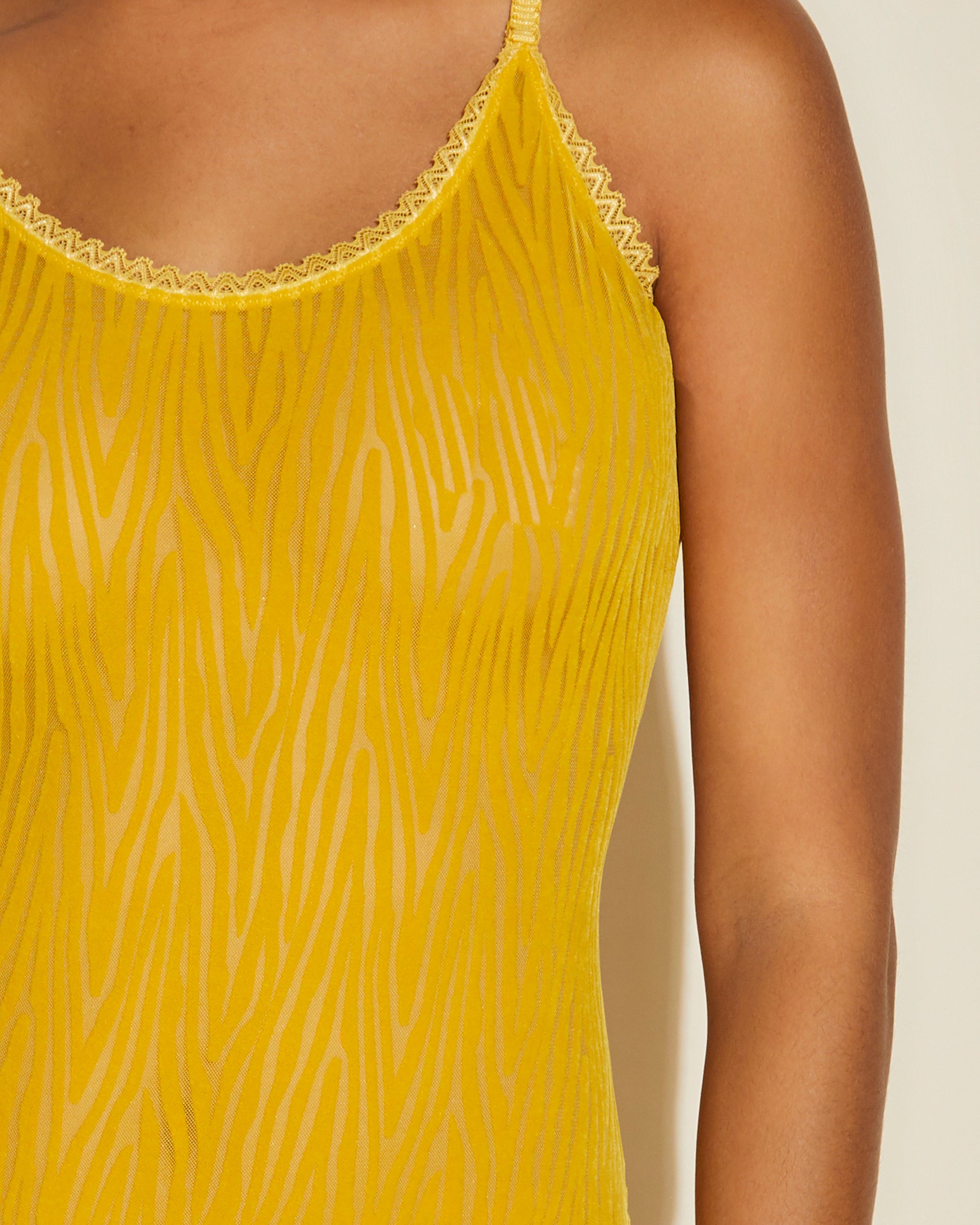 Mesh Temptation Flock Body Serengeti Sun Zebra Print Bodysuit - Sexy Animal Print Lingerie for Women, Perfect for Valentine's Day, Date Night or Boudoir Photography