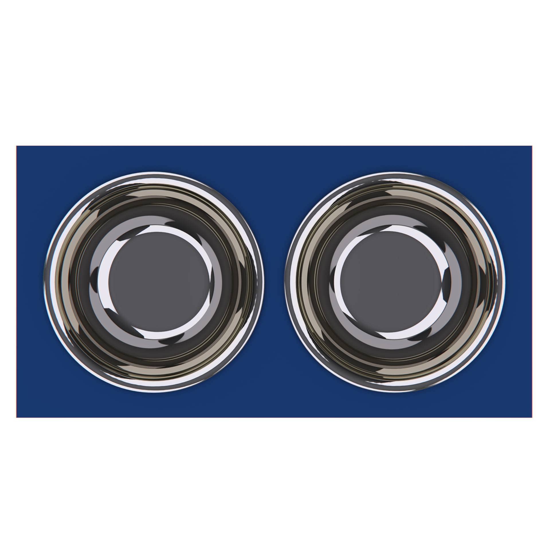 Personalized Elevated Dog Bowl Stand for Large, Medium, Small & X-Small Dogs - Stainless Steel Pet Food & Water Bowls with Internal Storage - Adjustable Raised Feeder for Healthy Eating - Perfect for Kitchen, Living Room or Outdoor Use (X-Small, Blue)