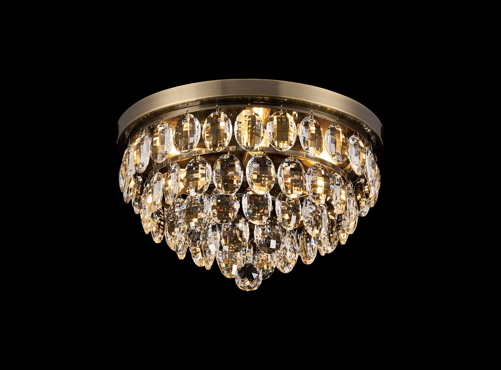 Consten Flush Ceiling Light Fixture with E14 Socket - Perfect for Bedroom, Hallway & Small Space Lighting