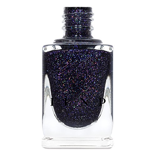 ILNP West Wing Dark Plum Holographic Nail Polish - Long Lasting Vegan Nail Lacquer for Women, Salon Quality Shimmer Finish - Perfect for Parties, Weddings & Special Occasions