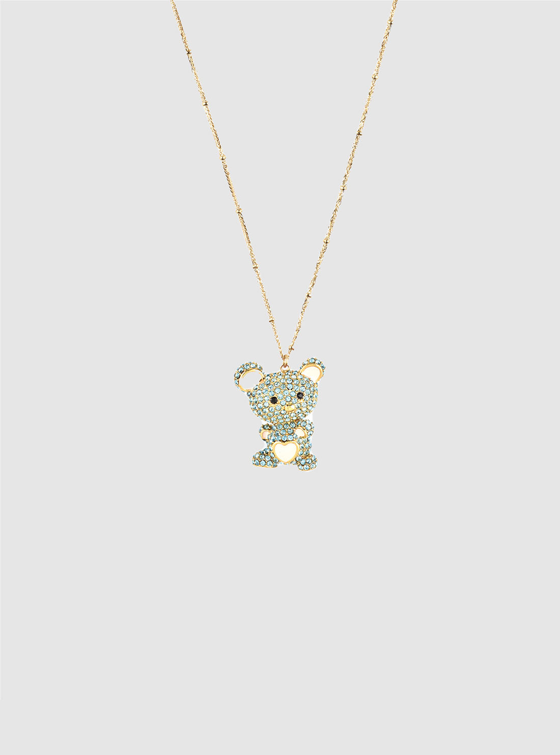 14K Gold Teddy Bear Charm Necklace for Women - Dainty Layering Pendant Jewelry Gift for Birthday, Valentine's Day | Everyday Wear, Date Night, Special Occasions