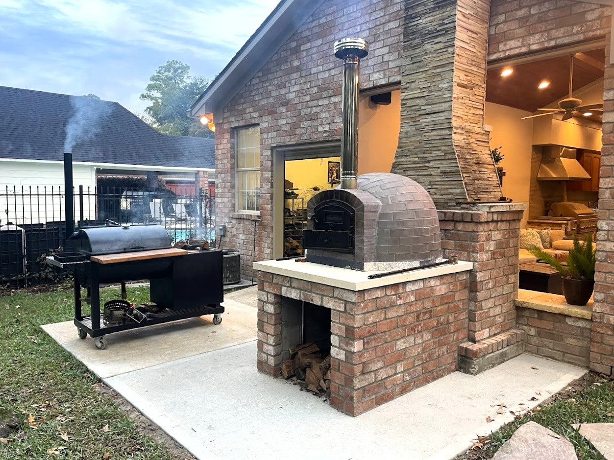 Premium Lume Alto All-in-One Pizza Oven - Brand New Model for Outdoor Cooking, Backyard Parties & Authentic Italian Pizza Making