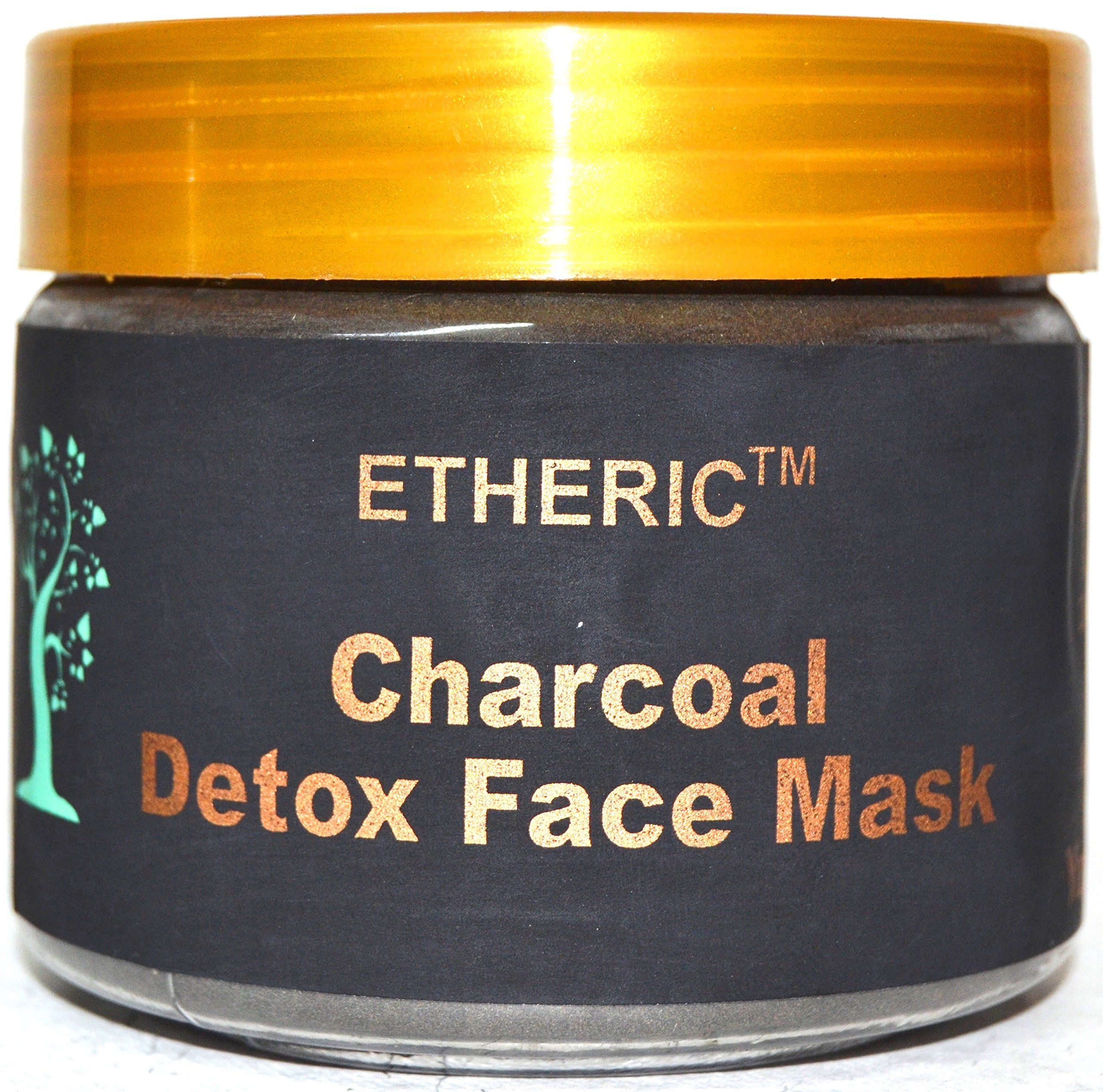 Pure Charcoal Detoxifying Face Mask for Deep Cleansing & Pore Minimizing - Perfect for Acne-Prone & Oily Skin Care Routine