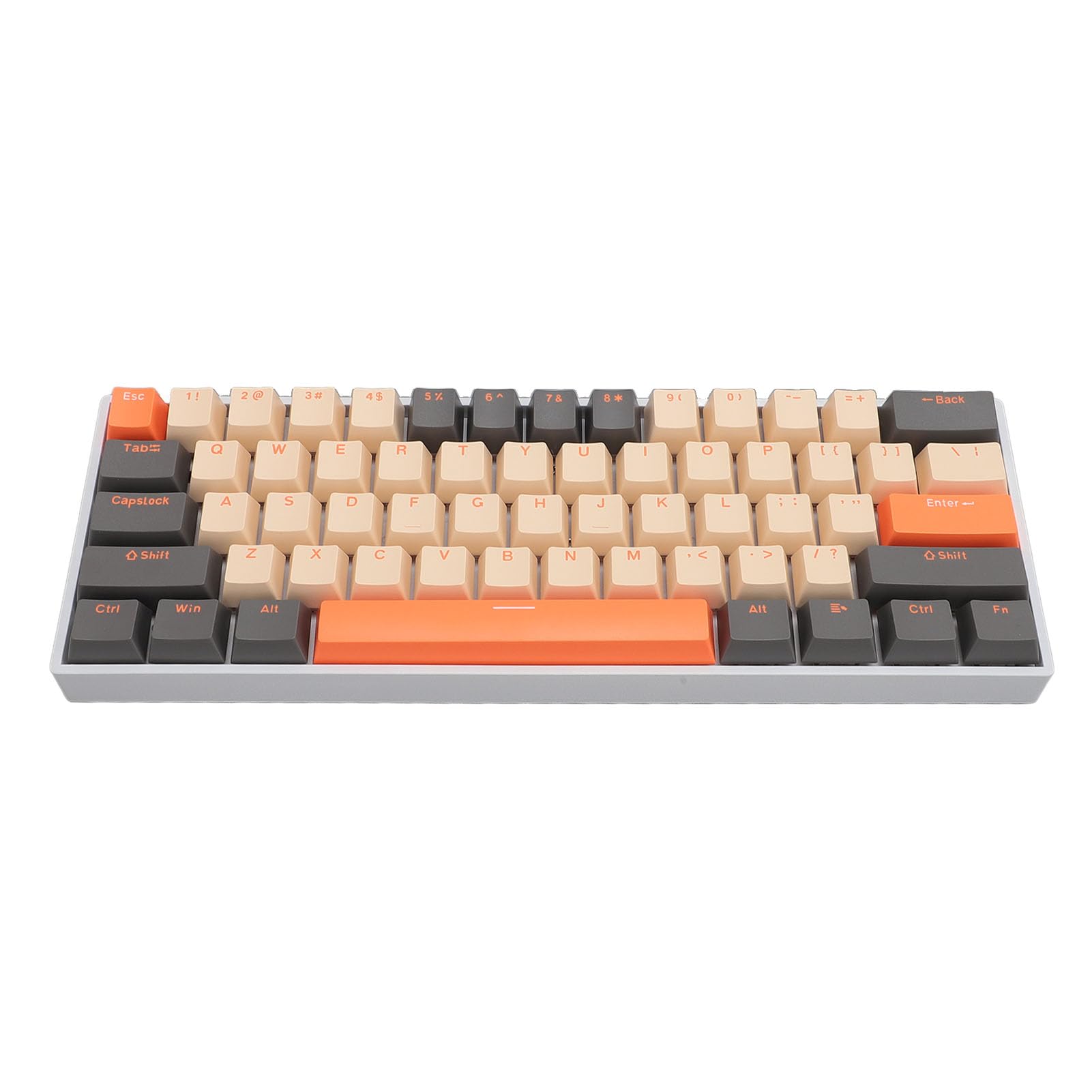 Tangxi 60% Mechanical Gaming Keyboard - RGB Backlit, Red Switch, USB Type C Wired & Bluetooth Wireless - Compact 61-Key Design for PC Gamers & Programmers | Perfect for Esports, Office Work & Home Computing