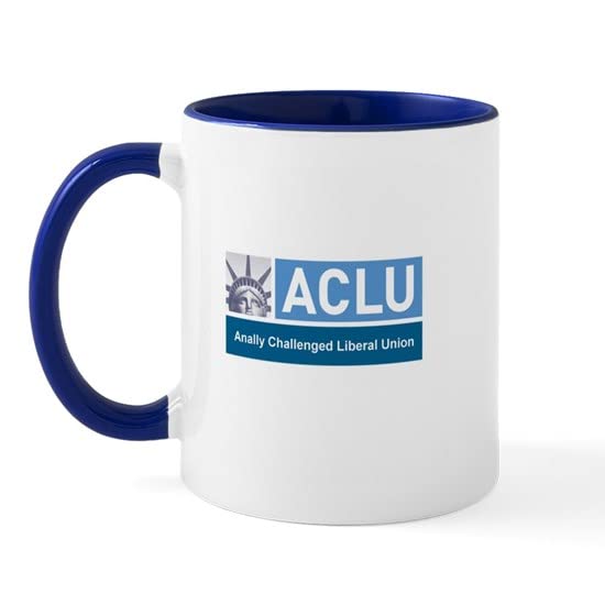 ACLU Ceramic Coffee Mug 11 oz - White Tea Cup for Hot & Cold Drinks - Perfect for Office, Home, or Gifts