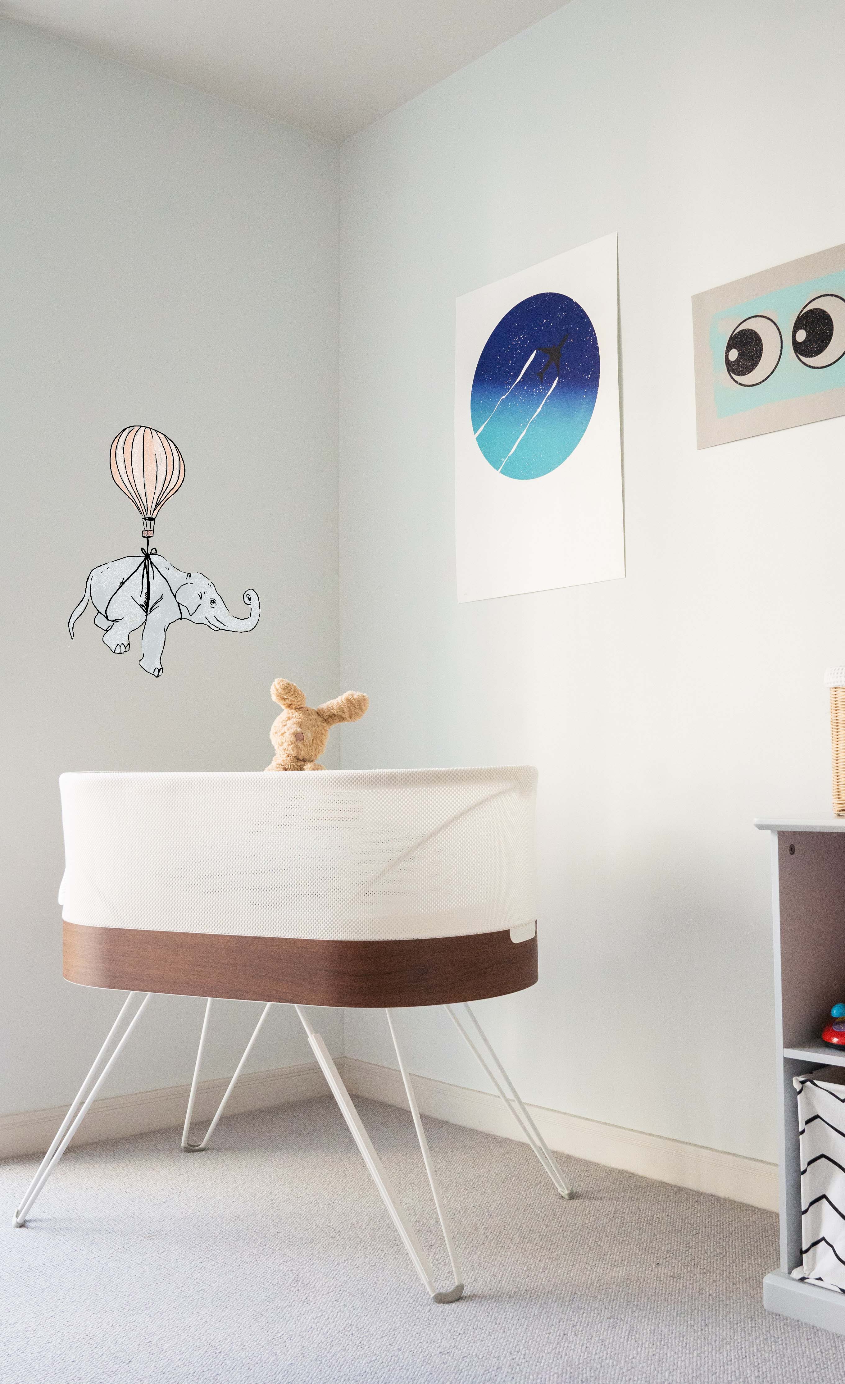 Elephant Wall Sticker Decals - Removable Peel and Stick Nursery Decor for Kids Room, Bedroom, Living Room - Perfect for Home, Office, Classroom & Party Decorations