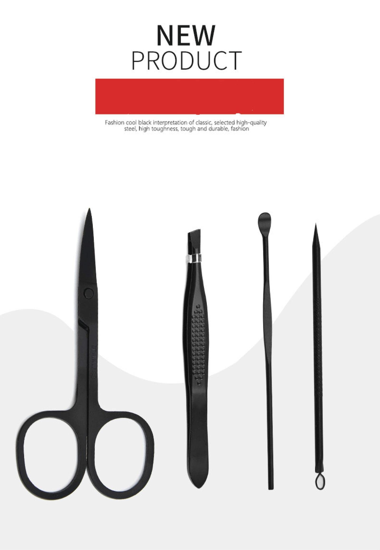 Premium 7/12/16-Piece Multifunctional Nail Clipper Set with Leather Case - Travel & Home Manicure Kit for Toenails & Fingernails - Includes Facial Care Tools - Perfect for Travel, Grooming, and Personal Care