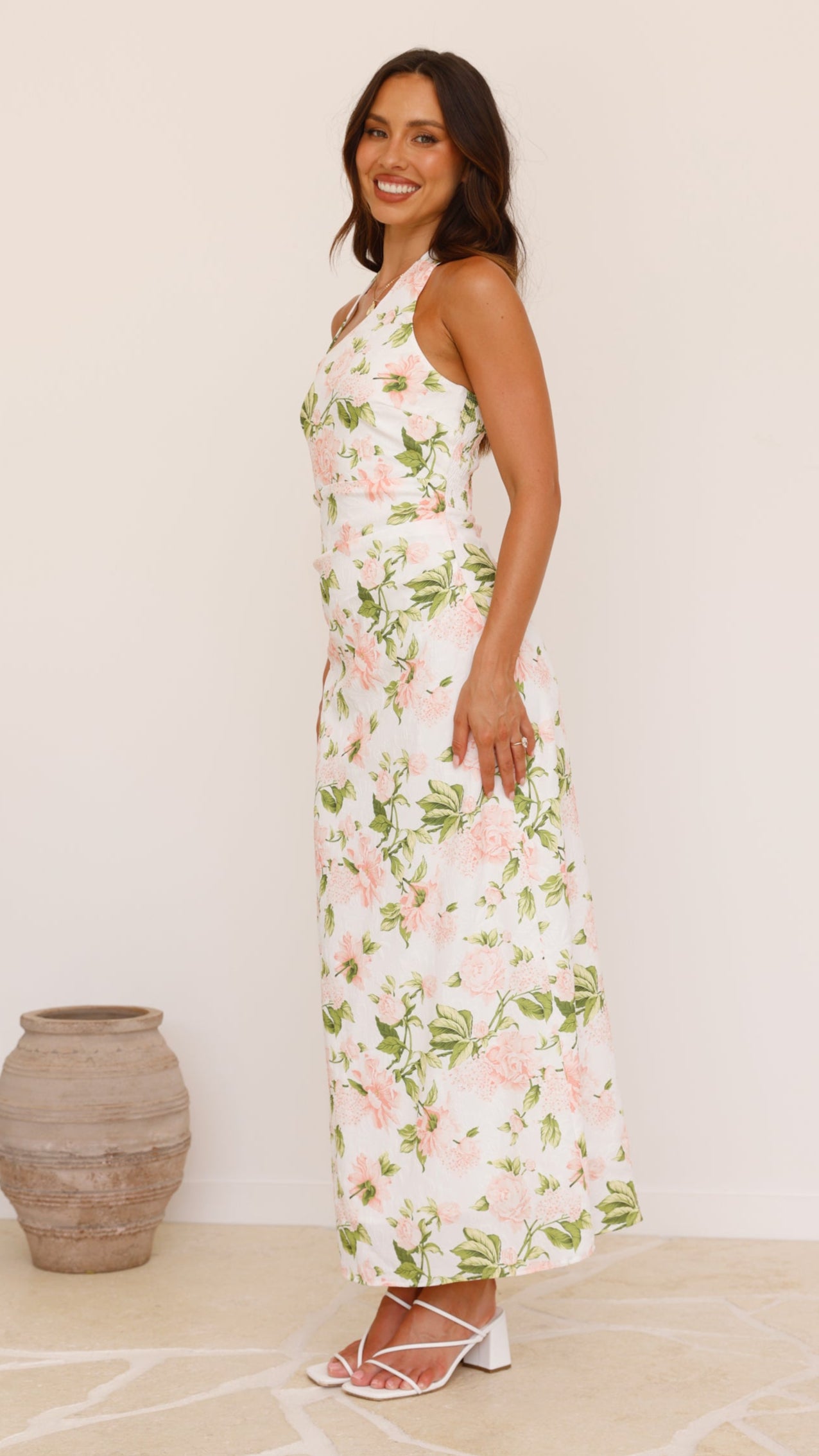 Casey Maxi Dress - Floral Print Women's Summer Dress for Beach, Vacation & Casual Wear | Lightweight & Comfortable