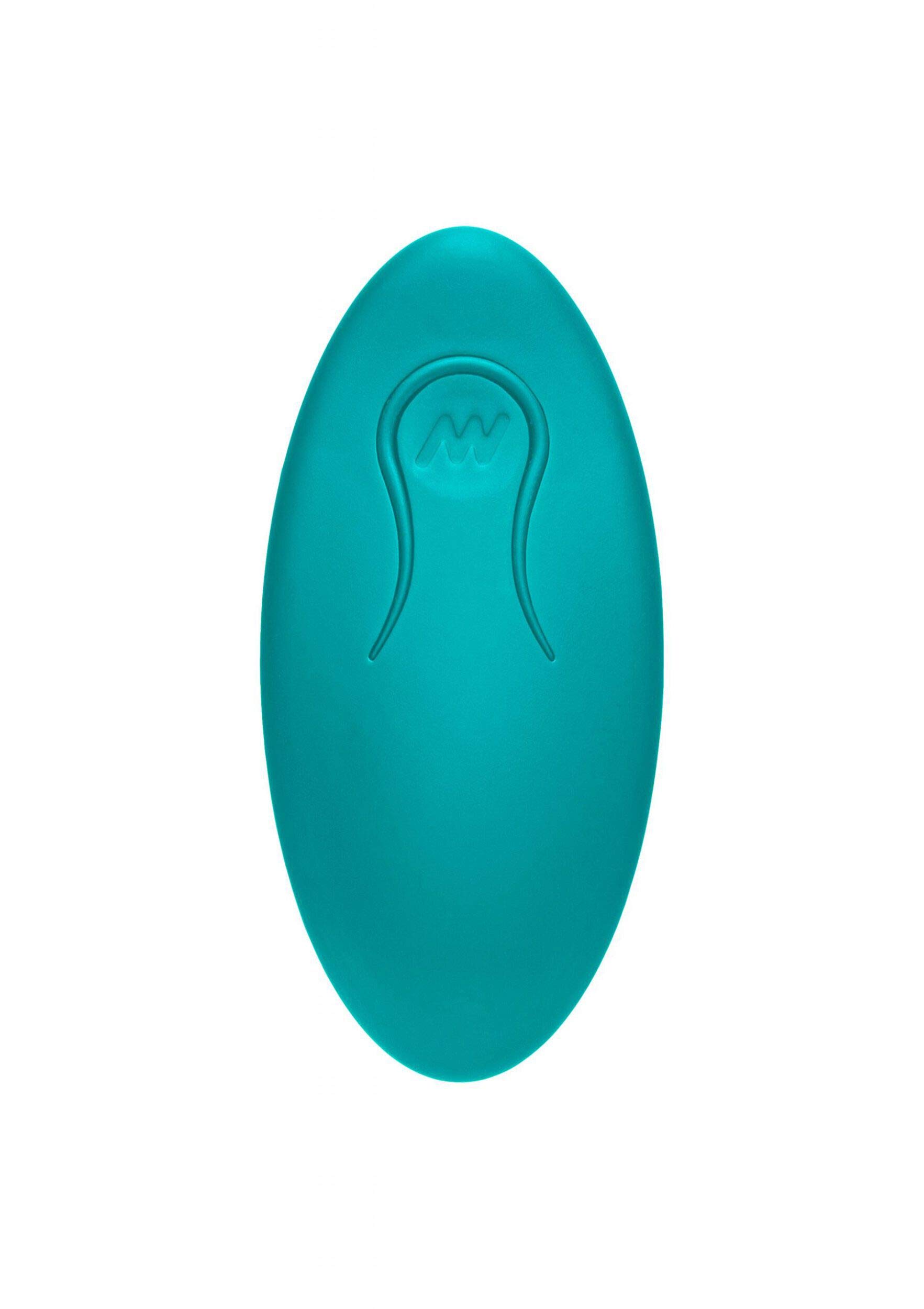 Doc Johnson A-Play Rechargeable 10-Speed Vibrating Silicone Anal Plug with Wireless Remote - Medium Teal - Adult Toy for Couples & Solo Play - Perfect for Spicing Up Bedroom Fun & BDSM Exploration