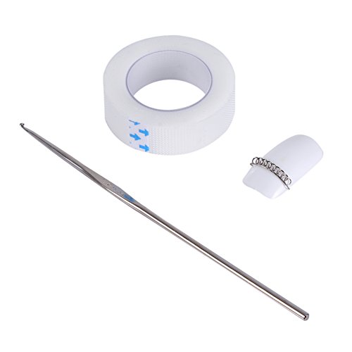 Professional Foot Pedicure Care Kit - 1 Set Corn & Callus Remover Tools with Correction Stickers, Wire & Crochet Hook for Toenail Fungus Treatment & Ingrown Nail Relief - Perfect for Home Pedicure & Foot Spa Care