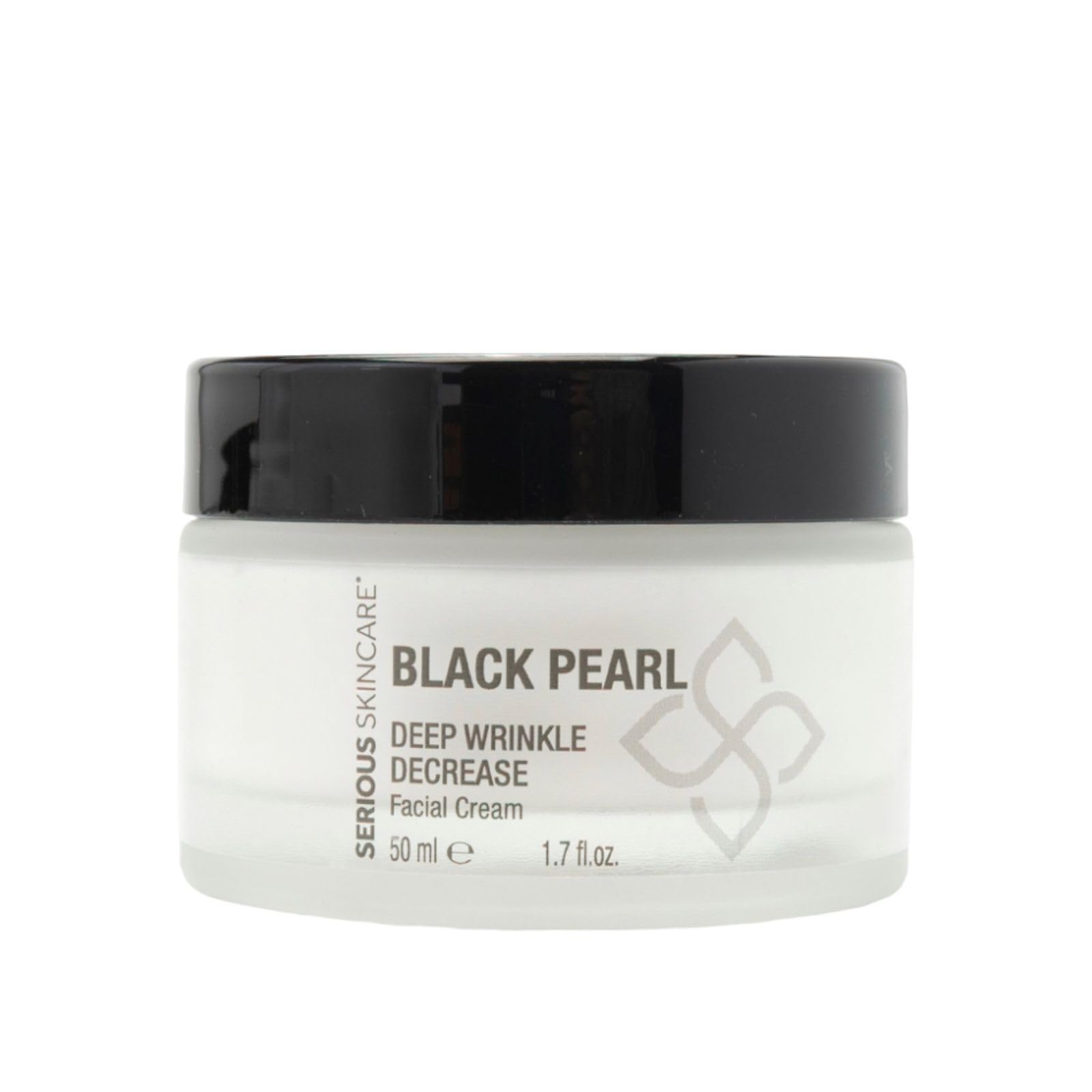 Serious Skincare Black Pearl Anti-Aging Face Cream - Deep Wrinkle Reduction Moisturizer with Hydrating Peptides & Caviar Extract for Face & Neck - 1.7 oz | Fights Fine Lines, Wrinkles & Dryness | Perfect for Nighttime Routine & Daily Hydration