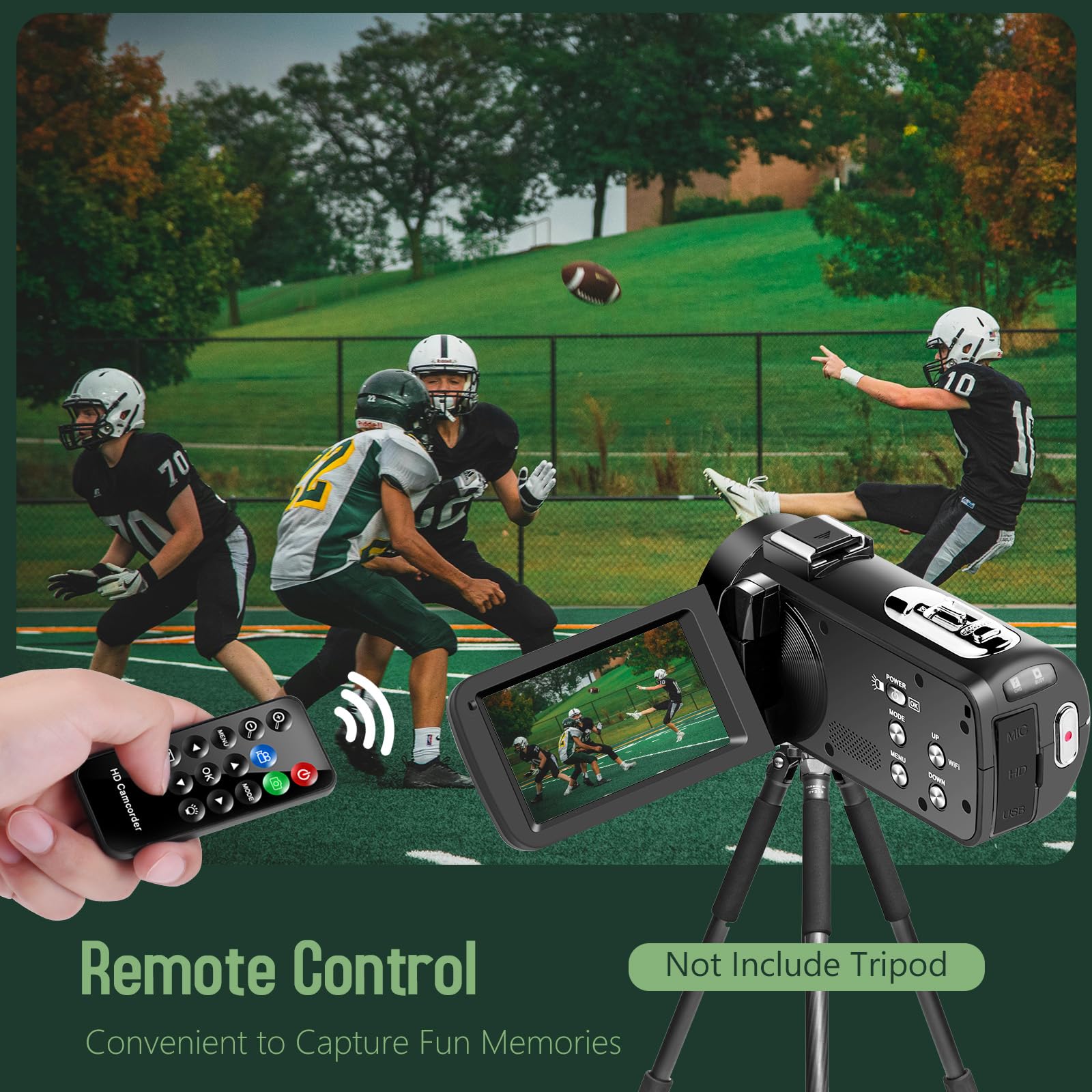 2.7K 30MP Vlogging Camera with 16X Zoom & Flip Screen - Perfect for YouTube & Travel Videos