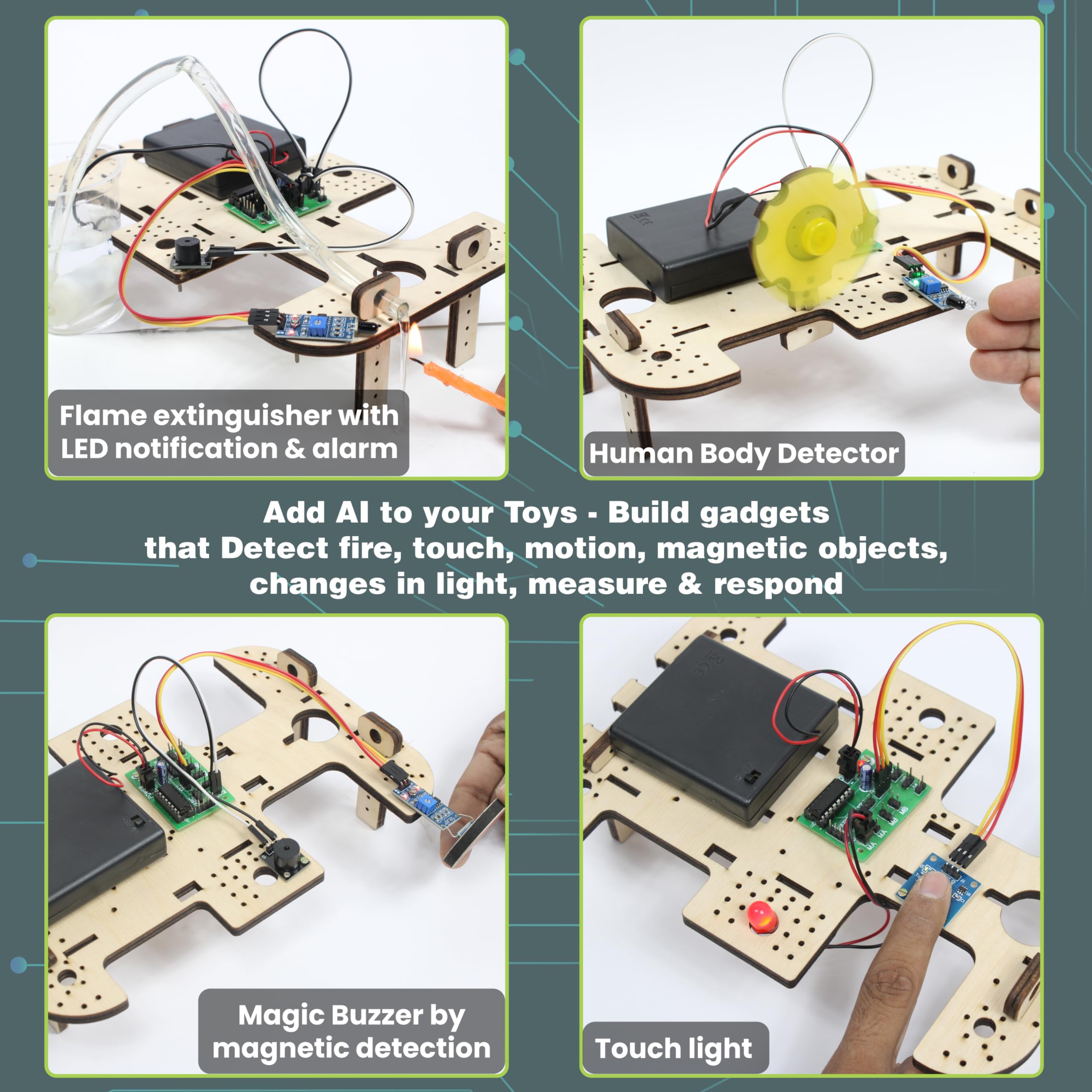ButterflyEdufields 40-in-1 STEM Robotics Kit for Kids Ages 8-12 | DIY Robot Building Kit with Electronics Board & Sensors | Educational Science Toy for Homeschooling & Classroom Learning | 100+ Parts | Perfect for STEM Projects, Science Fairs & Birthday Gifts