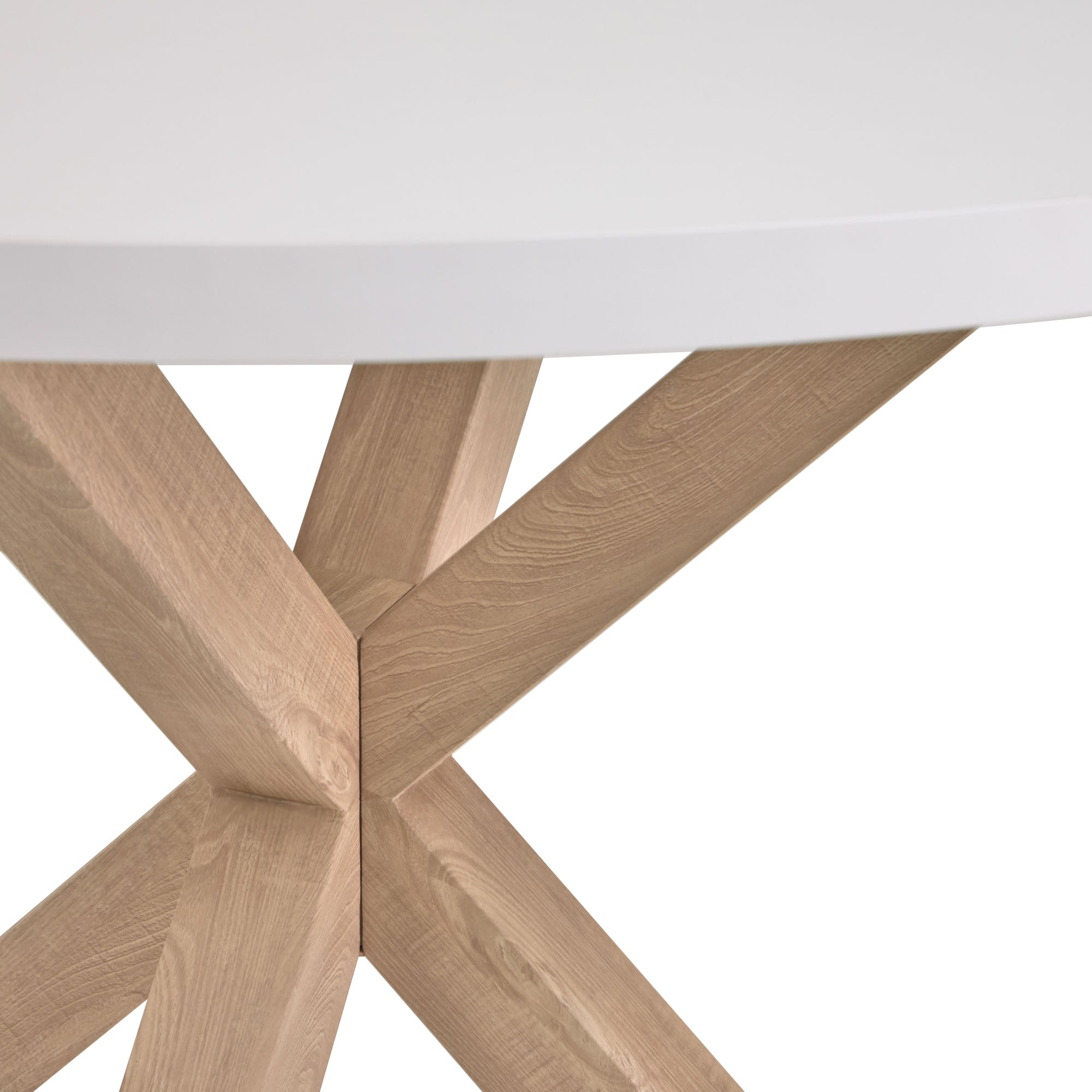 Round Dining Table - Modern Wooden Kitchen Table for 4-6 People | Perfect for Small Spaces, Breakfast Nook & Cozy Family Meals