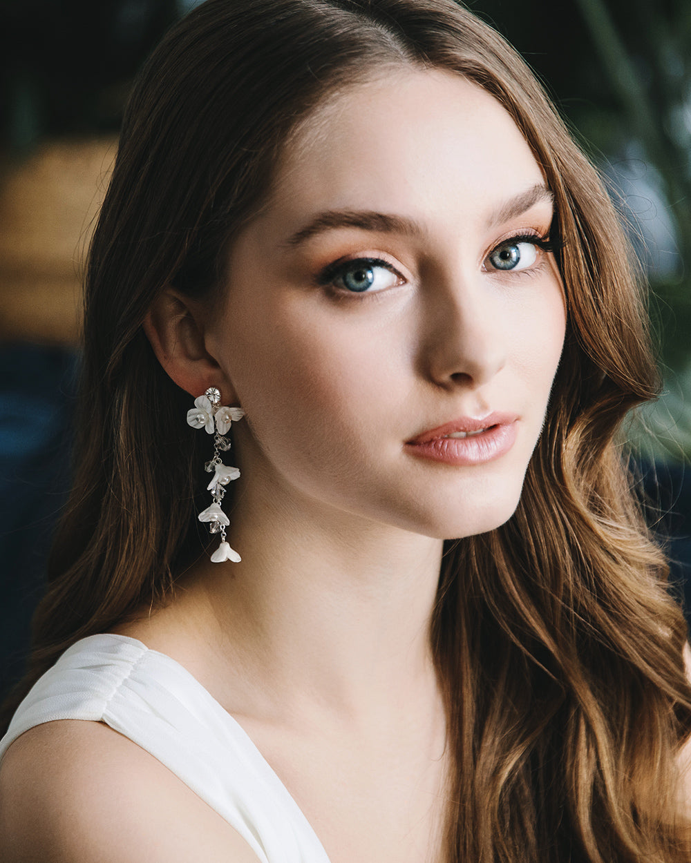 Delphi Elegant Gold-Plated Hoop Earrings for Women - Trendy Dangle Jewelry for Parties, Weddings & Everyday Wear