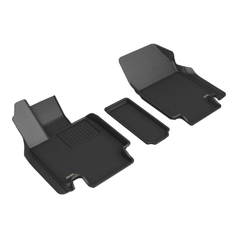 3D Maxpider Tesla Cybertruck AWD 2024 All-Weather Floor Mats - Kagu Black R1 Series | Perfect for Off-Roading & Daily Commuting