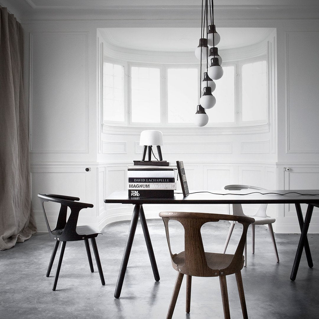 SK1 Modern Dining Chair - Mid-Century Style Wooden Chair for Kitchen, Dining Room & Office - Comfortable & Sturdy Design for Home & Restaurant Use
