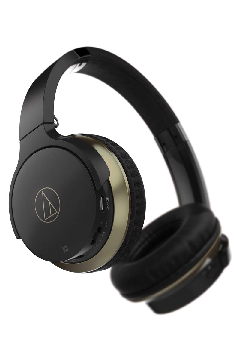 Audio-Technica ATH-AR3BTBK SonicFuel Bluetooth Wireless On-Ear Headphones with Built-in Mic & Controls - Black | Hi-Fi Sound for Commuting, Workouts & Home Office Use