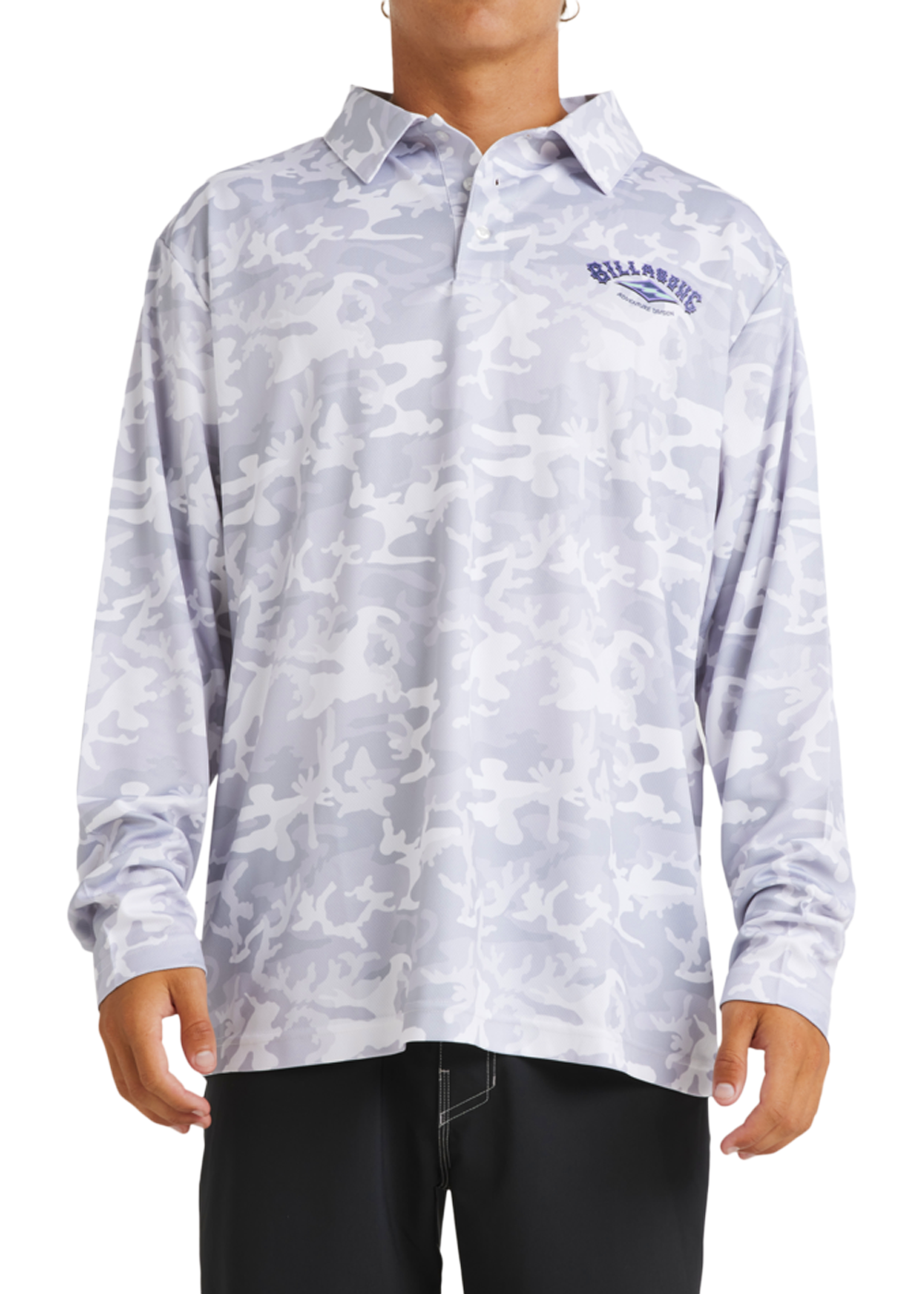 Billabong Men's FISHO UPF50+ Long Sleeve Sun Protection Shirt for Surfing, Fishing & Outdoor Activities