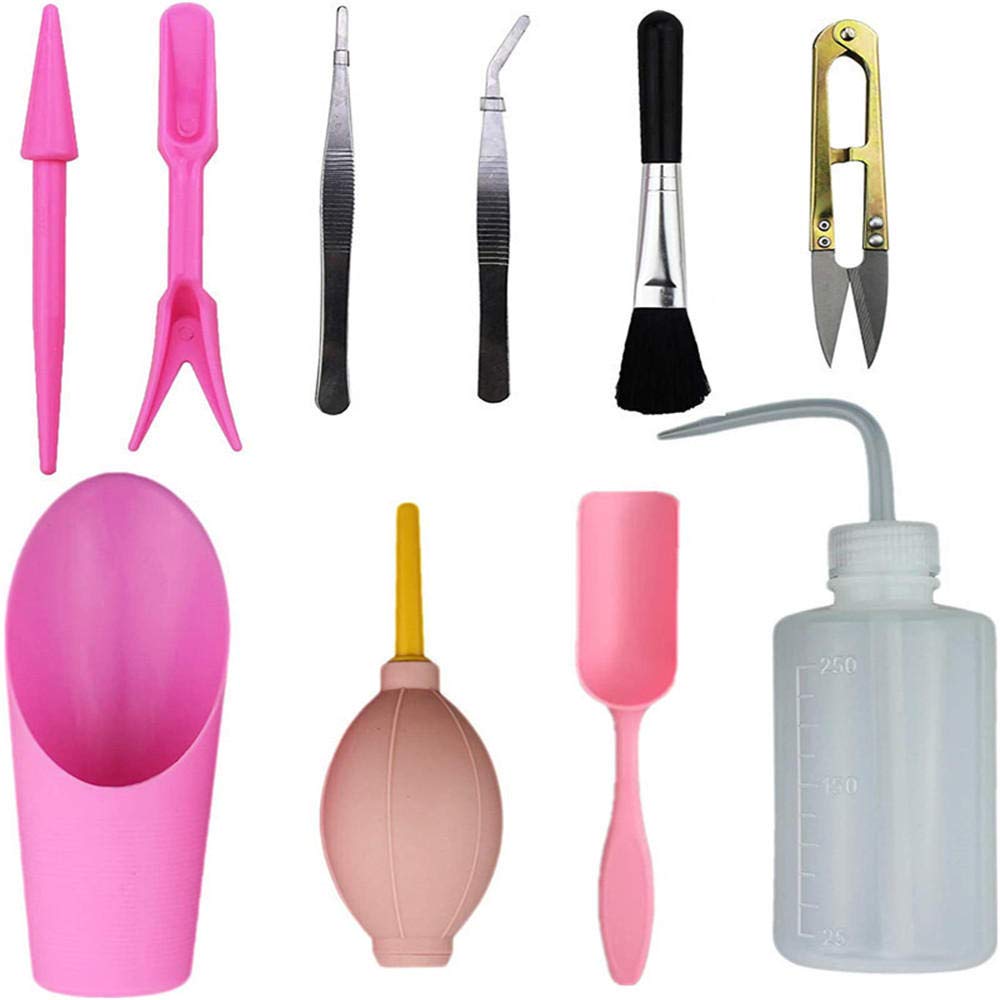 YUEGOO 5-Piece Succulent Planting Tool Set - Mini Gardening Tools for Succulents, Cacti & Plants - Perfect for Indoor/Outdoor Potted Plants, Home Gardening & DIY Projects