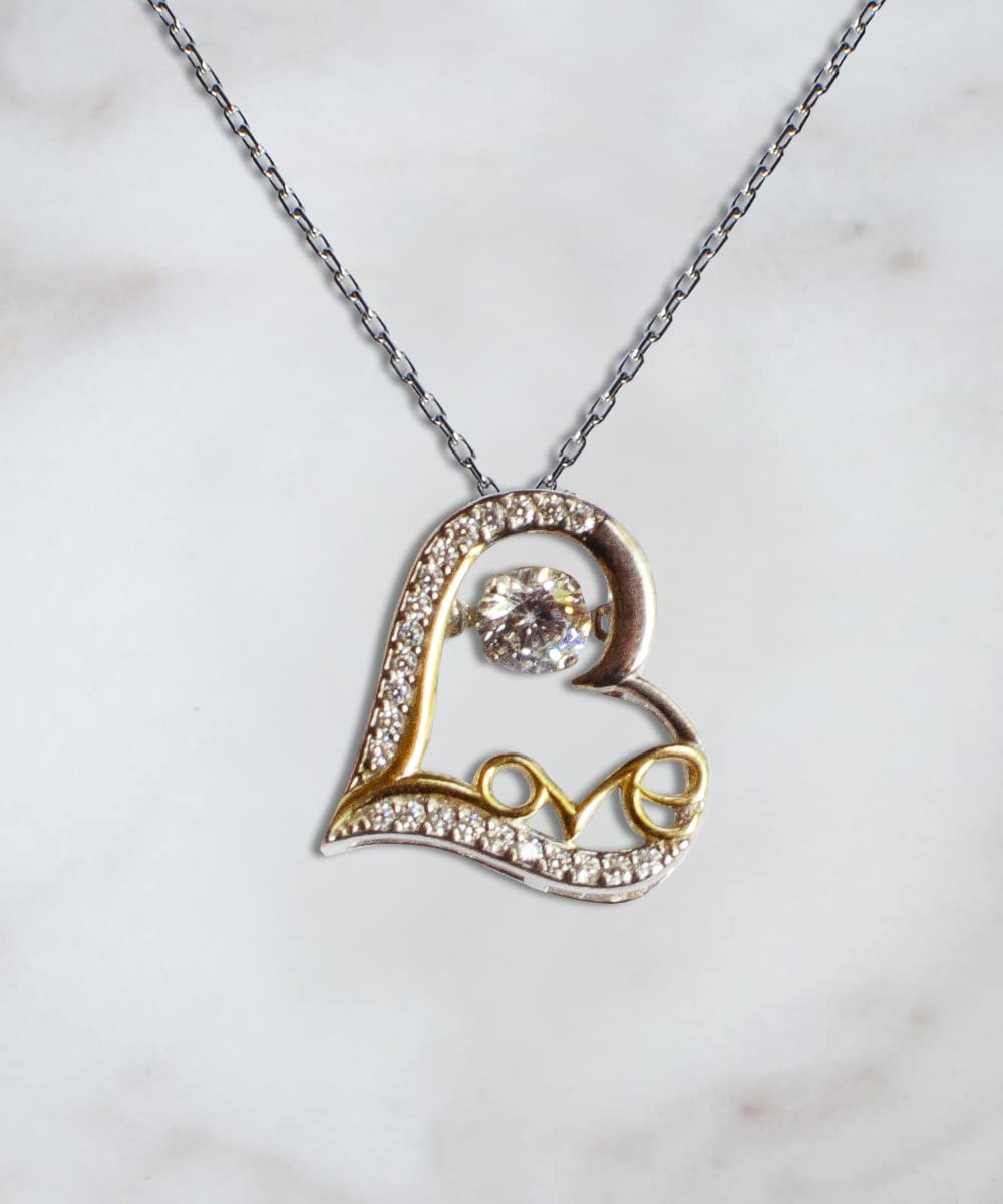 Sweet 16 Necklace for Daughter - Heart Pendant Birthday Jewelry Gift from Mom | Perfect for 16th Birthday, Graduation & Special Occasions