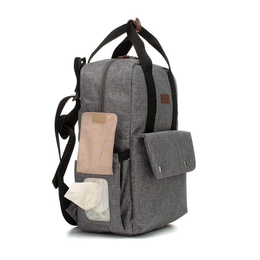 Babymel Georgi Eco-Friendly Vegan Leather Diaper Backpack - Stylish & Spacious Baby Bag for Moms, Perfect for Travel, Daycare & Everyday Use