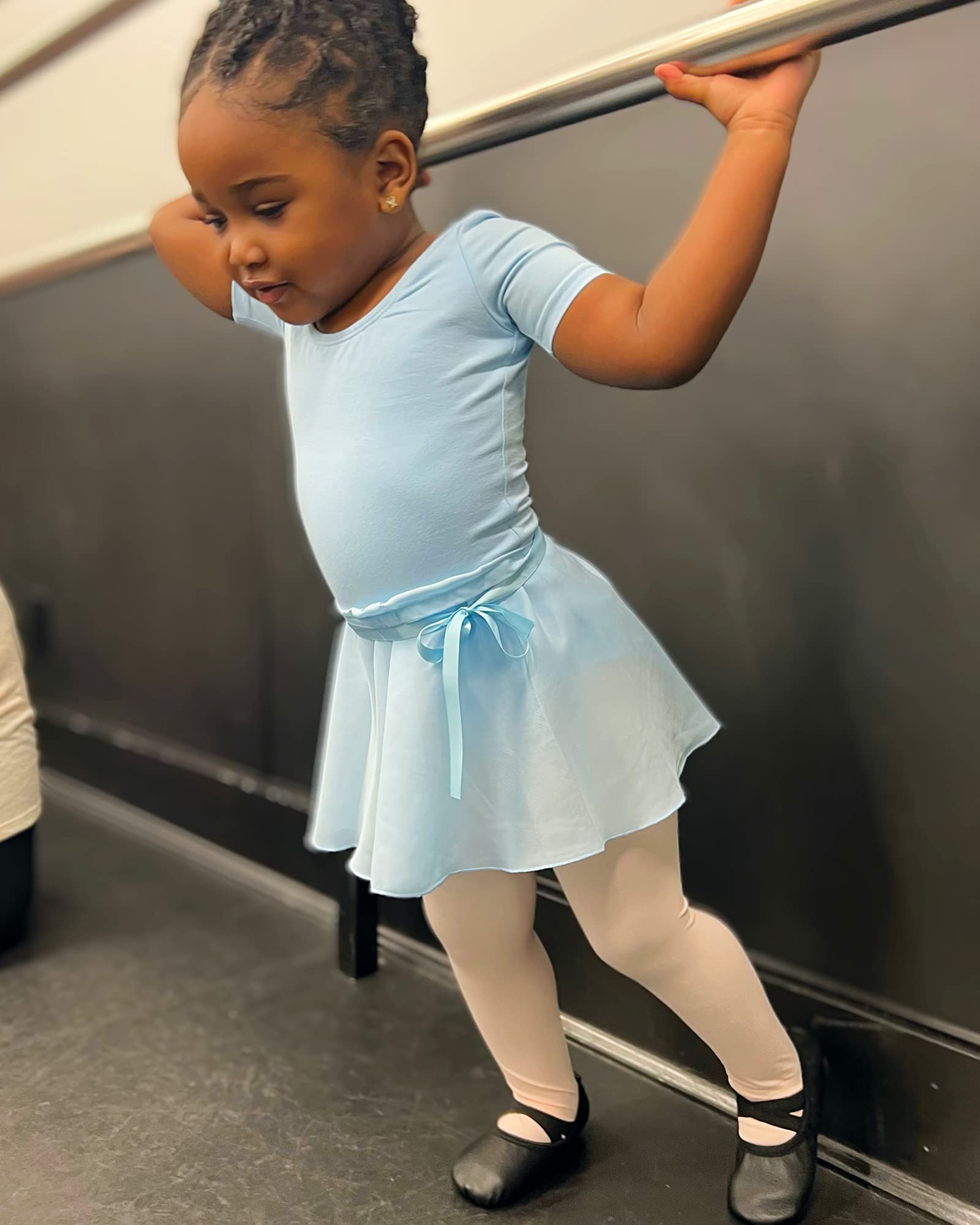 **Stelle Ballet Leotards for Girls - Toddler Dance Dress Outfit with Skirt & Tights (Toddler/Kids Sizes) - Perfect for Ballet Class, Recitals & Dance Performances**