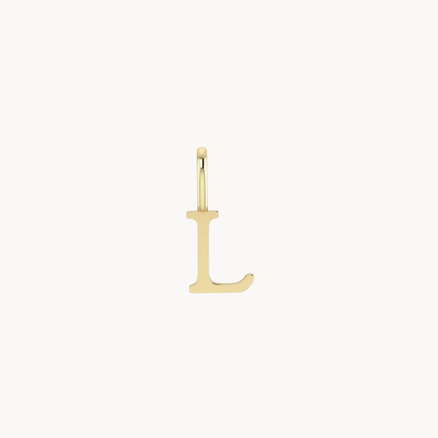 10K Yellow Gold Letter Charm - Personalized Initial Pendant for Necklaces & Bracelets - Perfect for Gifts, Birthdays, and Everyday Jewelry