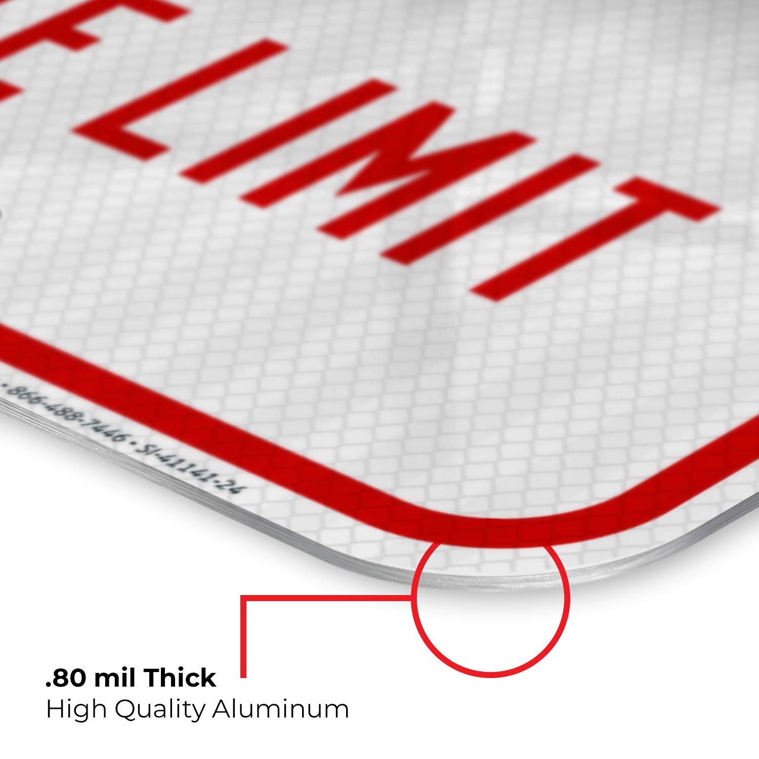 30 Minute Loading & Unloading Limit Sign - 18x24 Inches Reflective Aluminum Sign with 3M EGP Coating | Fade Resistant, Easy to Mount | Indoor/Outdoor Use | Made in USA | Perfect for Warehouses, Parking Lots & Loading Zones