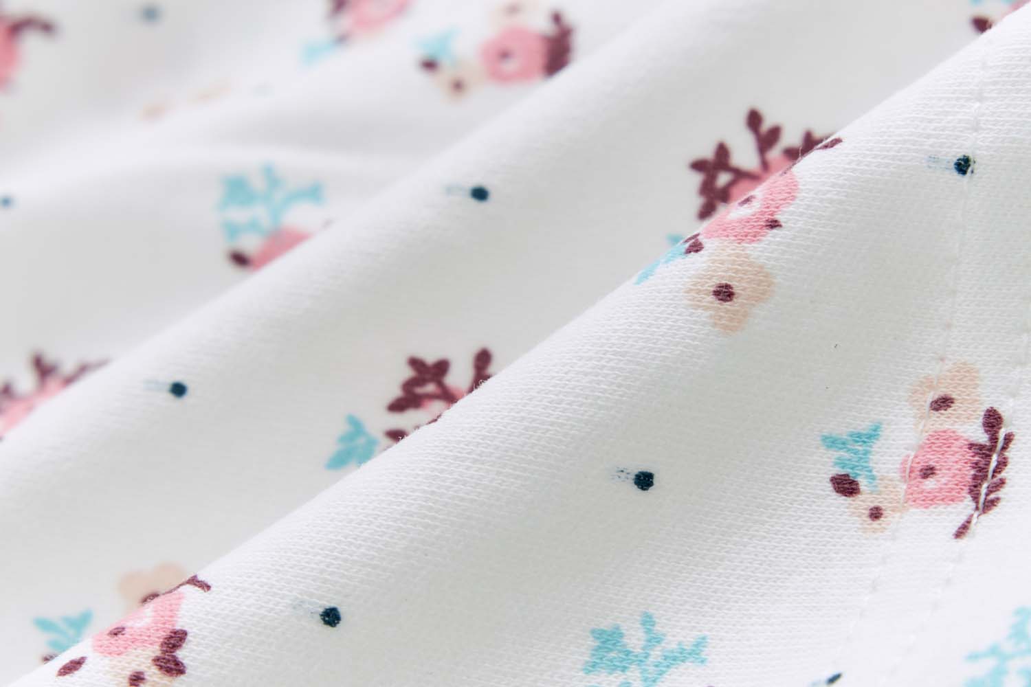 Baby Girl 2-Piece Outfit Set - Floral Bodysuit Dress & Pink Striped Cardigan | Newborn Photo Shoot, Baptism, Birthday Party Outfit
