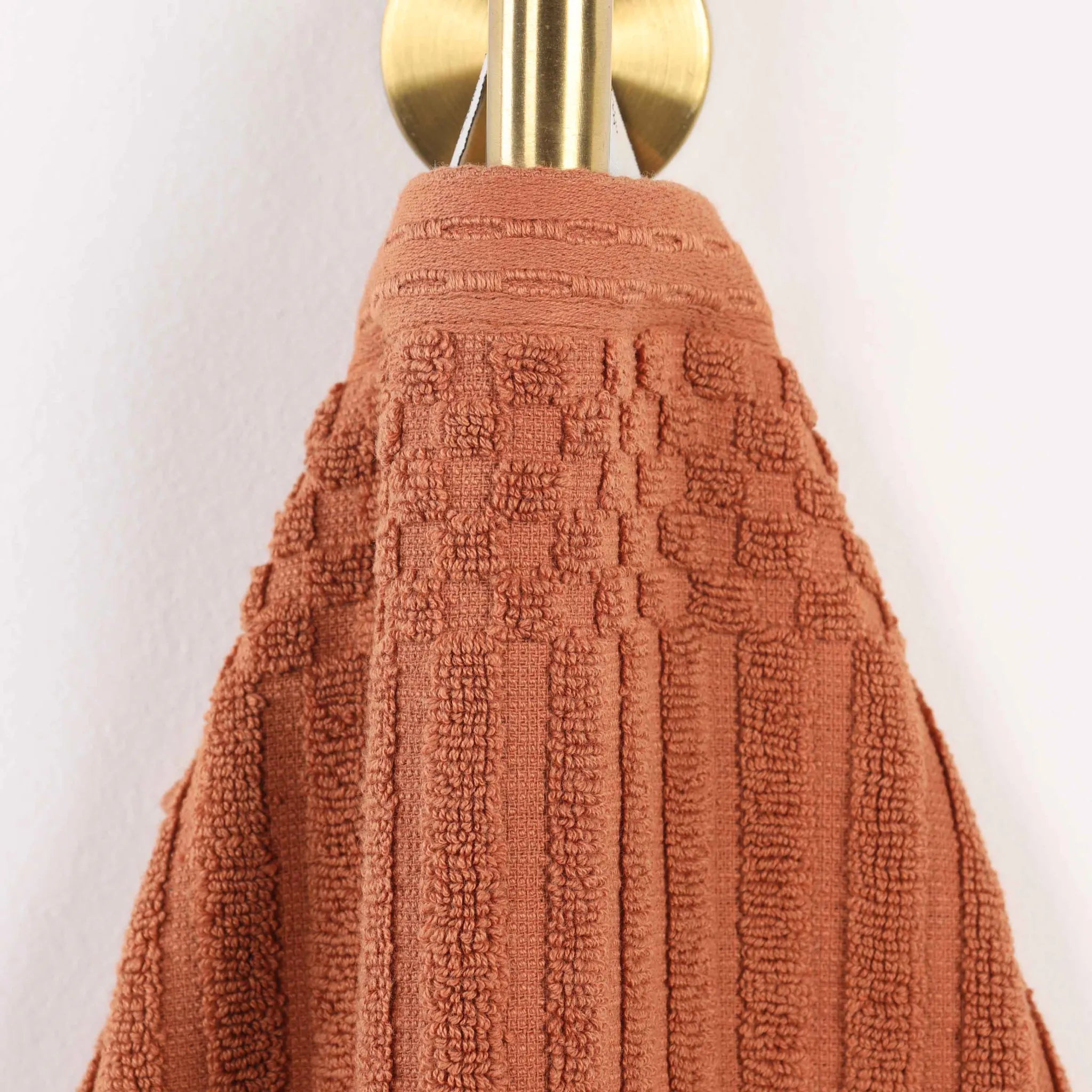 Premium Soho Ribbed Cotton Hand Towel Set - 4-Piece Ultra Absorbent Bath Towels for Kitchen, Bathroom & Gym - Soft & Quick-Drying