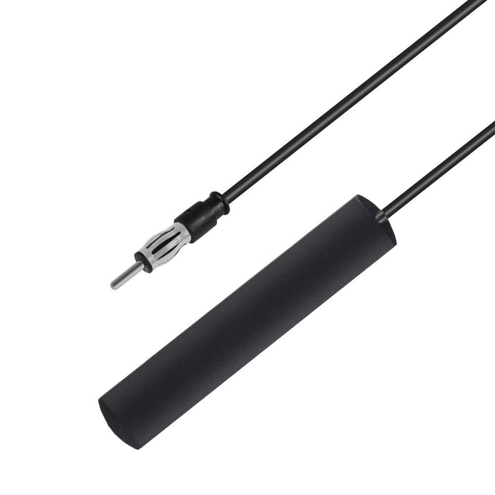 Universal Car Radio Antenna - AM FM Hidden Windshield Adhesive Mount Patch Antenna for Vehicles, Trucks & SUVs | Compatible with Car Stereo, In-Dash Head Unit, CD Media Receiver, HD Radio & Amplifier | Enhanced Signal Reception for Clear Audio While Driving