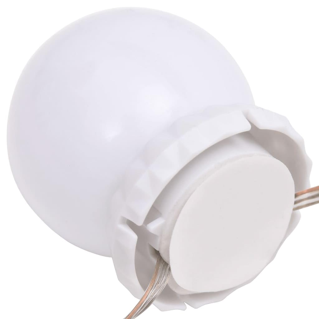 **vidaXL LED Vanity Mirror Light with 8 Bulbs - Warm White & Cool White Lighting for Makeup, Dressing Table, Salon, Bedroom & Bathroom - Perfect for Professional Makeup & Home Decor**