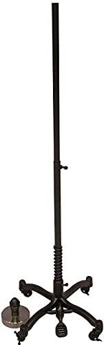 Heavy Duty Cast Iron Caster Base with Pole and Bolt Top - 4
