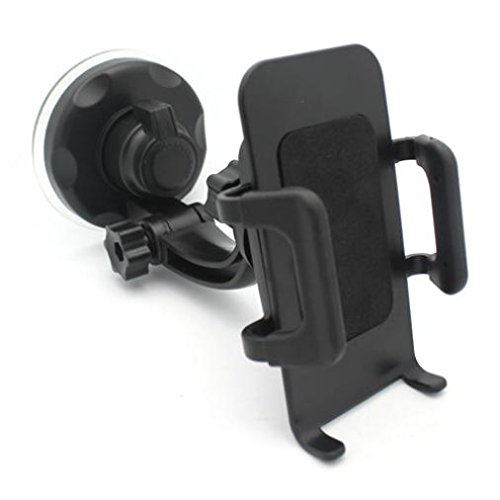 Universal Car Phone Mount for LG K92 5G - Windshield Dashboard Suction Cup Holder with 360° Swivel & Adjustable Cradle - Perfect for GPS Navigation & Hands-Free Driving