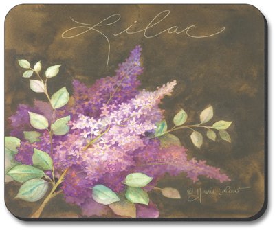 Lilac Brand Art Plates Mouse Pad - Non-Slip Gaming & Office Desk Mat for Computers, Laptops - Perfect for Work, Gaming & Home Office Use