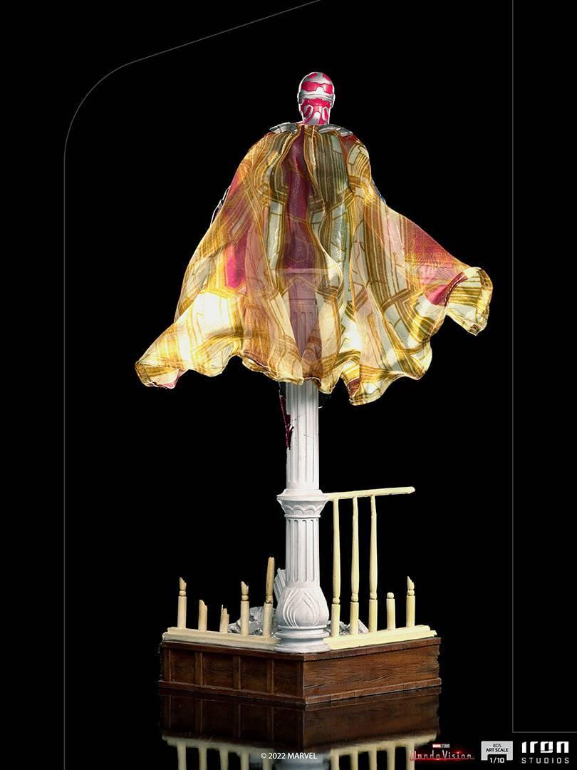 Iron Studios WandaVision Vision BDS Art Scale Statue 1/10 - Premium Collectible Figure for Marvel Fans, Home Display & Comic Con Decor