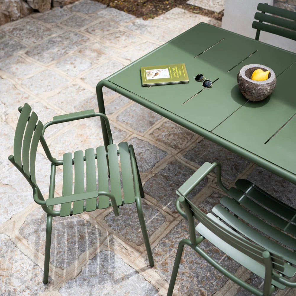 ALUA Outdoor Stackable Dining Chairs - Lightweight, Weather-Resistant, Durable for Patio, Garden, Poolside & Backyard Use